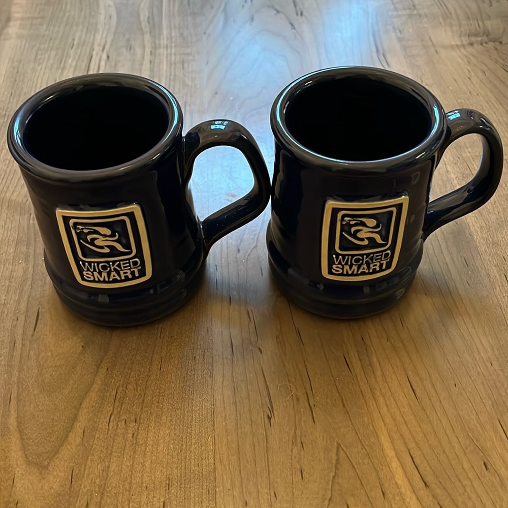 Classic Deneen Pottery Diner Mugs version the 1950’s diner mug. Set of two11 oz.